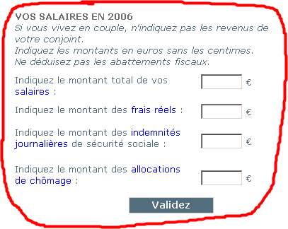 calcul de l apl simulation